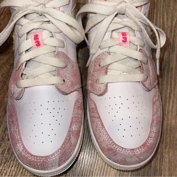 Nike Air Jordan 1 Low GS Big Kid Arctic Punch Paint Ice Cream CW7104-601 Youth 6